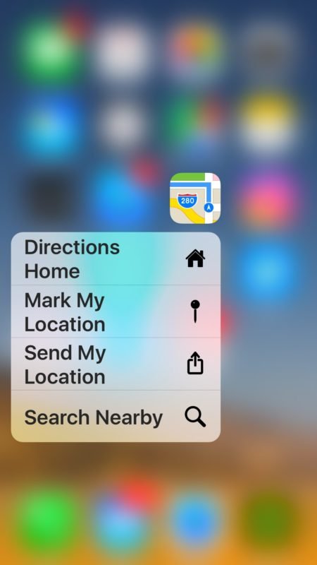 Get directions home with the 3D Touch iPhone app